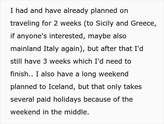 “You Have To Use Your Vacation Days”: Employee Makes Company Backpedal After Saying They Can’t Cash In Their Unused Vacation Days “You Have To Use Your Vacation Days”: Employee Makes Company Backpedal After Saying They Can’t Cash In Their Unused Vacation Days