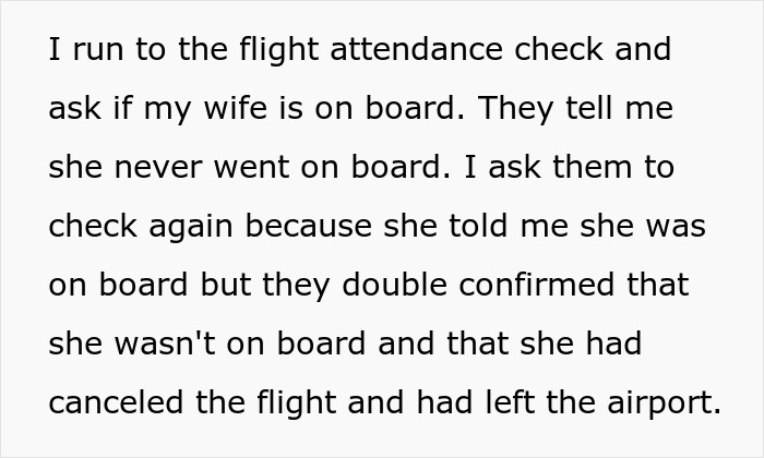 Guy Turns To The Internet After His Pregnant Wife Suddenly Disappears From The Airport And Texts Him To Never Look For Her