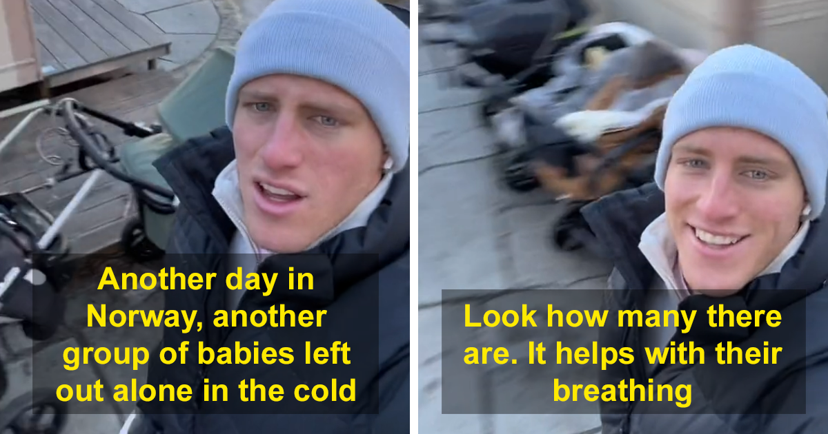Napping Outside TikToker Documents Norwegian Custom Of Leaving Babies Alone Outside In ...