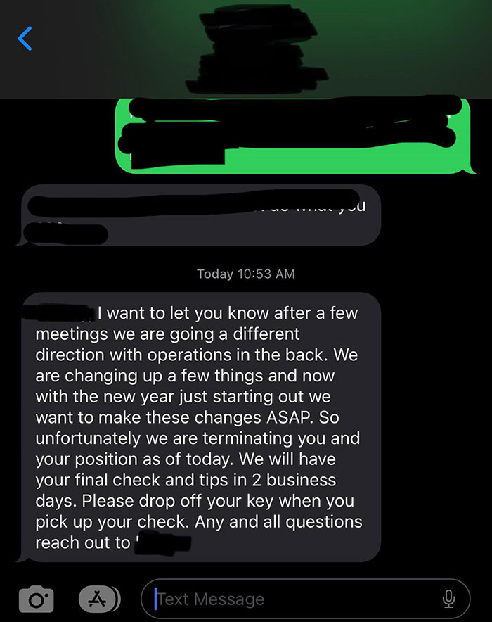 I Asked For A Raise On Tuesday And Received This Text Message Yesterday Morning