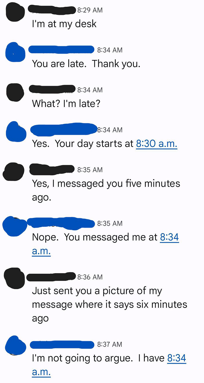 Please Note The Timestamps. Any Suggestions On How To Deal With This Outrageous Unfairness?