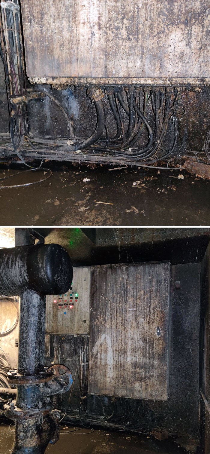 My Boss Told Me To Go And Rewire An Old Electrical Cabinet At This Factory. He Didn't Tell Me That Everything Was Covered In Sewage Liquids