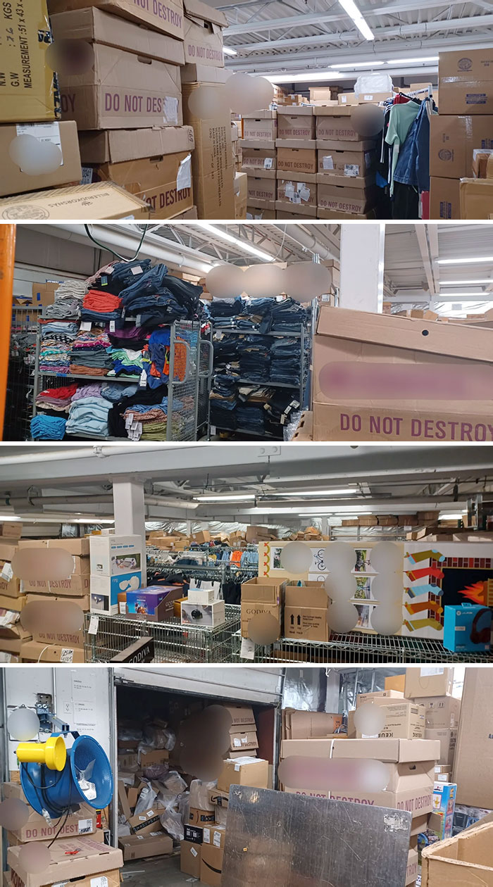 Supervisor Wanted Us To Clear Out The Back Room By Friday. We Have Another Truck On Thursday, And This Is What It Looks Like Now