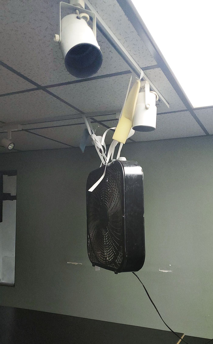 My Cheap Boss Made This Ceiling Fan