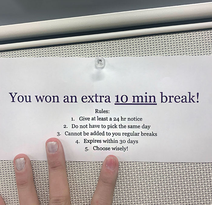 I Left My Job Shortly After Receiving This "Prize" For My Good Work