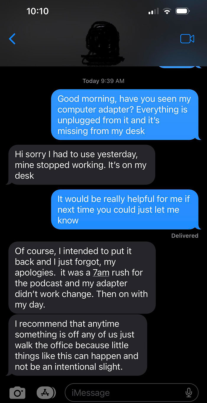 My Boss Says It's My Responsibility To "Walk The Office" When She Steals My Things