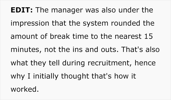 "She Saw Me Punching In And Out": Employee Figures Out How To Cheat The Punch Card System After Being Reprimanded By Boss "She Saw Me Punching In And Out": Employee Figures Out How To Cheat The Punch Card System After Being Reprimanded By Boss