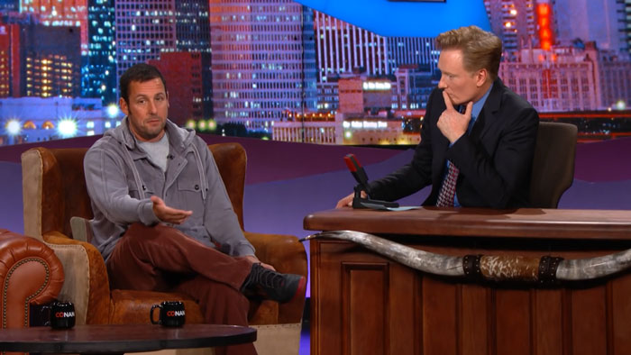 Adam Sandler And Conan O'Brien