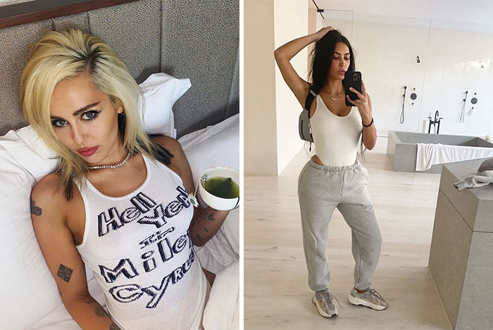 Miley Cyrus And Kim Kardashian