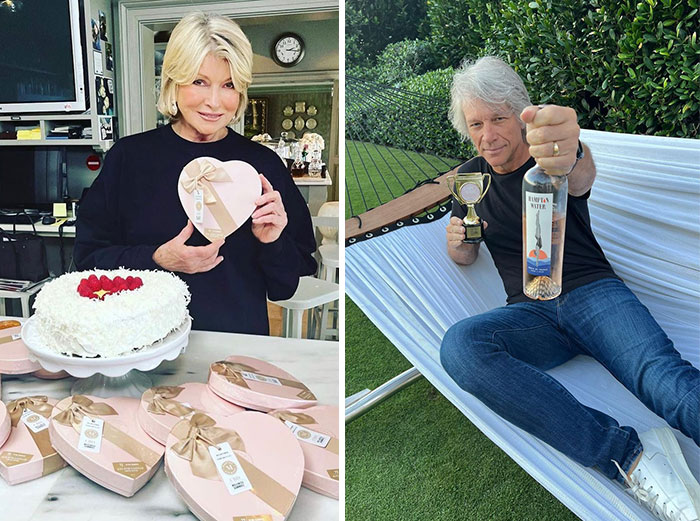 Martha Stewart And Jon Bon Jovi