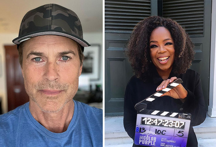 Rob Lowe And Oprah Winfrey