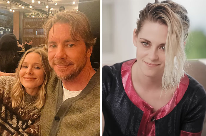 Dax Shepard With Kristen Bell And Kristen Stewart