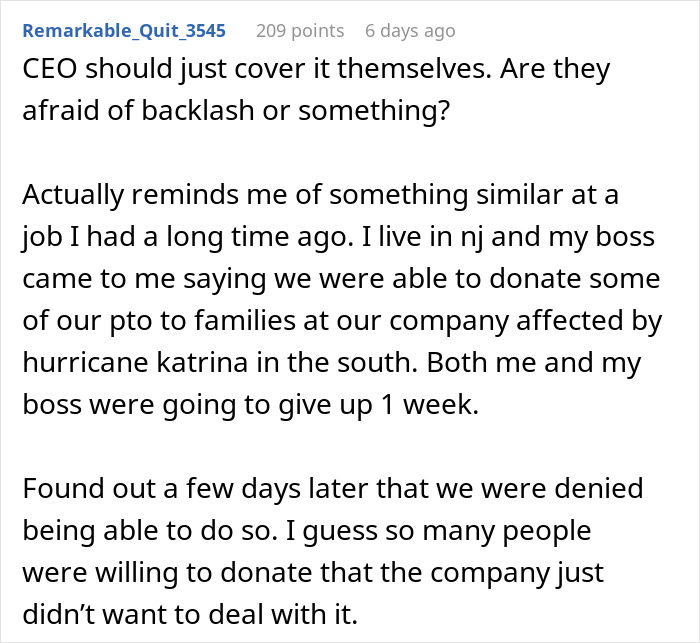 Unbelievable Note From CEO Asking Workers To Donate Their PTO To Hospitalized Long-Term Employee Goes Viral