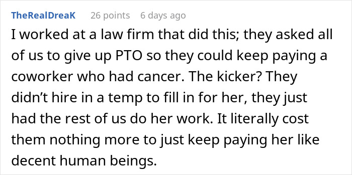 Unbelievable Note From CEO Asking Workers To Donate Their PTO To Hospitalized Long-Term Employee Goes Viral