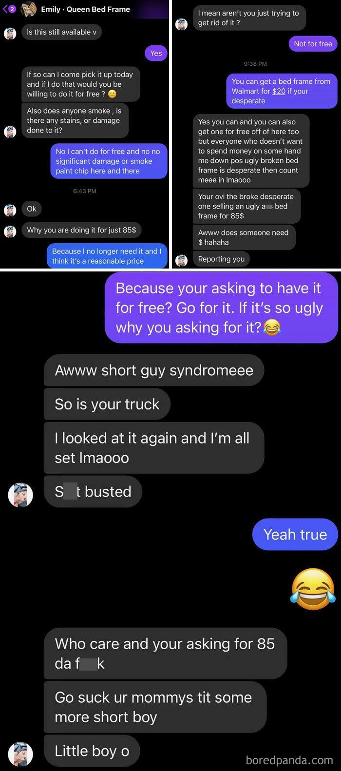 My Buddies Just Trying To Sell A Bedframe For Someone Else
