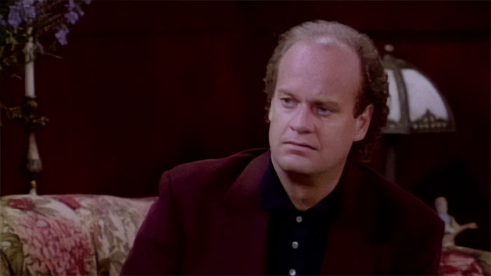 Dr. Frasier Crane looks confused