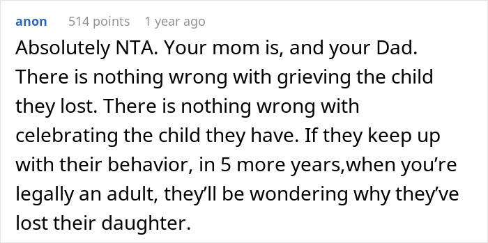 Teen Hasn't Celebrated A Single Birthday In 13 Years Because Her Twin Died At Birth, Finally Retaliates And It Makes Her Mom Furious