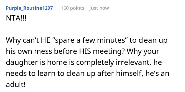 “AITA For Telling My Husband My Daughter Doesn’t Have To Accommodate His Needs?” “AITA For Telling My Husband My Daughter Doesn’t Have To Accommodate His Needs?”