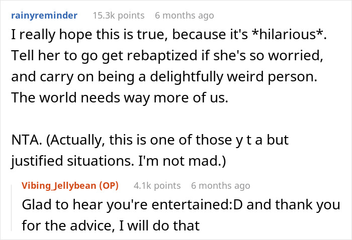 "Someone Has To Save The Boy": Religious Woman Baptizes Her Nephew Behind Everyone's Back, Receives Hilarious Revenge