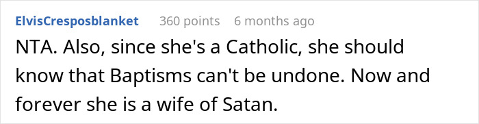 "Someone Has To Save The Boy": Religious Woman Baptizes Her Nephew Behind Everyone's Back, Receives Hilarious Revenge