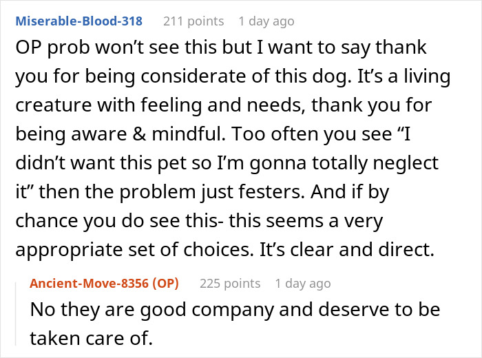 Man Never Wanted A Dog But Allowed His Wife And Kids To Have One As Long As They Took Care Of It, Gets Called A Jerk For Calling Out Their Neglect