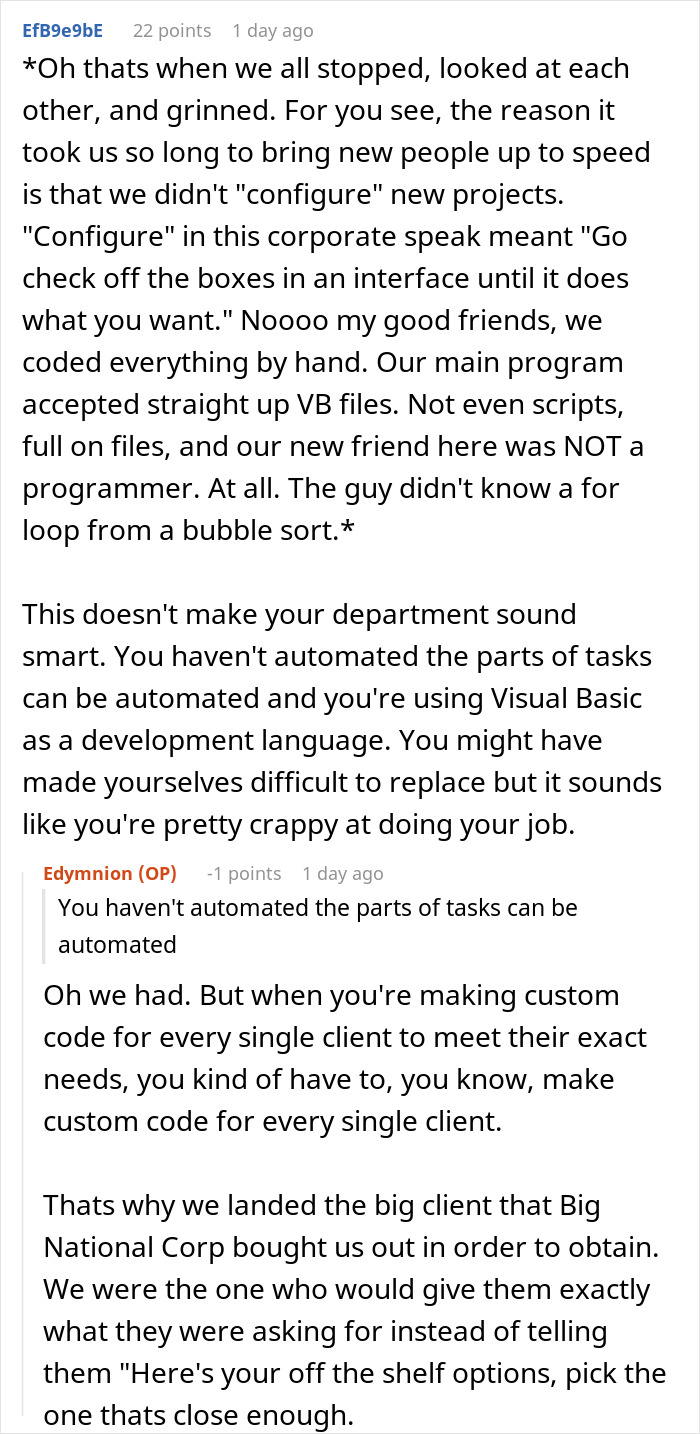Person Maliciously Complies With HQ’s Demand To Teach “Their Guy” A Year’s Worth Of IT In Just One Week Person Maliciously Complies With HQ’s Demand To Teach “Their Guy” A Year’s Worth Of IT In Just One Week