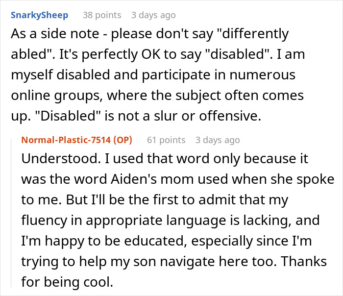 Dad In A Bind Between His Kid's Boundaries And New Family's Special Needs Kid Who's Being Difficult To His Child Dad In A Bind Between His Kid's Boundaries And New Family's Special Needs Kid Who's Being Difficult To His Child