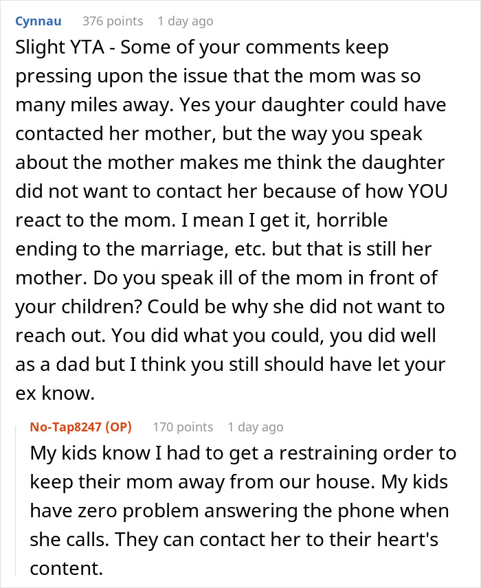Guy Gets Called A Jerk For “Leaving Out” His Ex From 10 Y.O. Daughter’s “First Period” Milestone Guy Gets Called A Jerk For “Leaving Out” His Ex From 10 Y.O. Daughter’s “First Period” Milestone