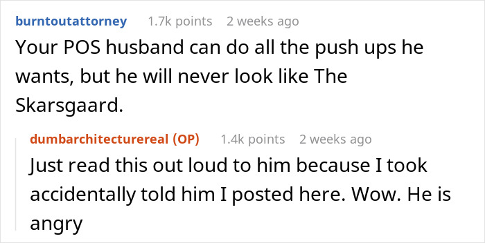 Wife Gains 4kg And Her Husband Keeps Pointing Out That He &ldquo;Likes Them Petite&rdquo;, So She Bites Back