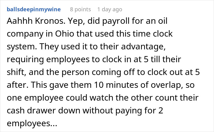 "She Saw Me Punching In And Out": Employee Figures Out How To Cheat The Punch Card System After Being Reprimanded By Boss "She Saw Me Punching In And Out": Employee Figures Out How To Cheat The Punch Card System After Being Reprimanded By Boss