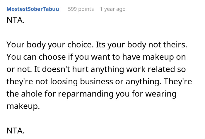 "My Confidence Was Skyrocketing": Mechanic Starts Wearing Makeup At Work, Front Desk Coworkers Have A Problem With It