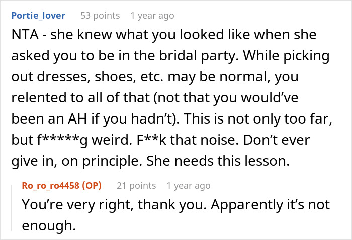 Bridezilla Cries And Tells Her Sister Not To Come To Her Wedding, Trying To Guilt Her Into Growing Out Her Hair For The Wedding