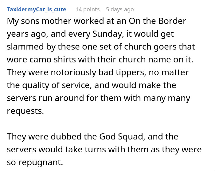 Server Maliciously Complies And Lets Newbies Take Care Of Her Tables After They Complained Hers Are Better, They Regret Asking For It Server Maliciously Complies And Lets Newbies Take Care Of Her Tables After They Complained Hers Are Better, They Regret Asking For It