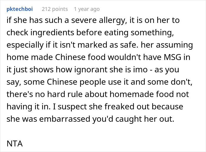 Woman Loses It After She Finds Out A Coworker's Meal She Helped Herself To Contained MSG, Takes Her To HR