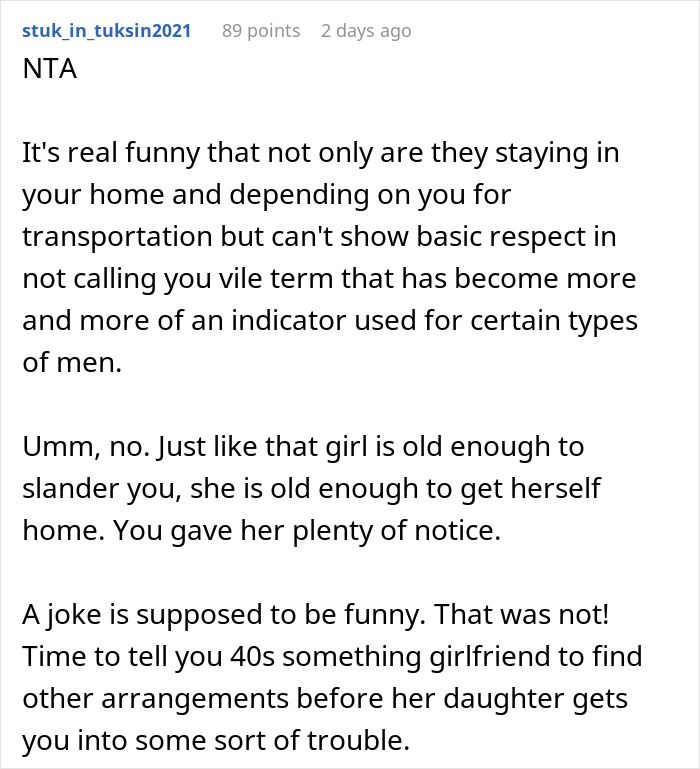 Teen Calls Mom&rsquo;s Partner &ldquo;Creepy Stepdad&rdquo; In Front Of Friends, Gets Left Without A Ride Back Home