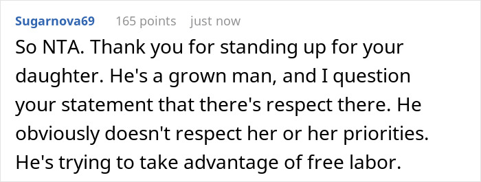 “AITA For Telling My Husband My Daughter Doesn’t Have To Accommodate His Needs?” “AITA For Telling My Husband My Daughter Doesn’t Have To Accommodate His Needs?”