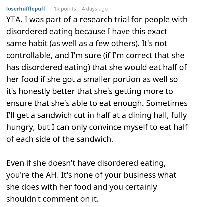 Woman Doesn't Finish Her Food At The Dining Hall, This Student Thinks She Has The Right To Call Her Out