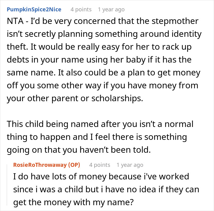 &ldquo;Am I A Jerk For Not Wanting My Sister To Be Named Like Me?&rdquo;