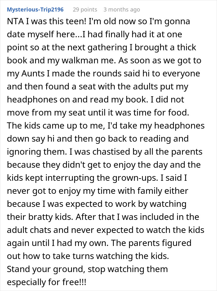 Teen Refuses To Babysit Kids At A Party, One Of The Dads Becomes Furious When His Kid Is Left Unsupervised