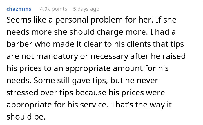 Guy Always Leaves A $5 Tip On His $20 Haircut, And His Barber Seems Very Disappointed