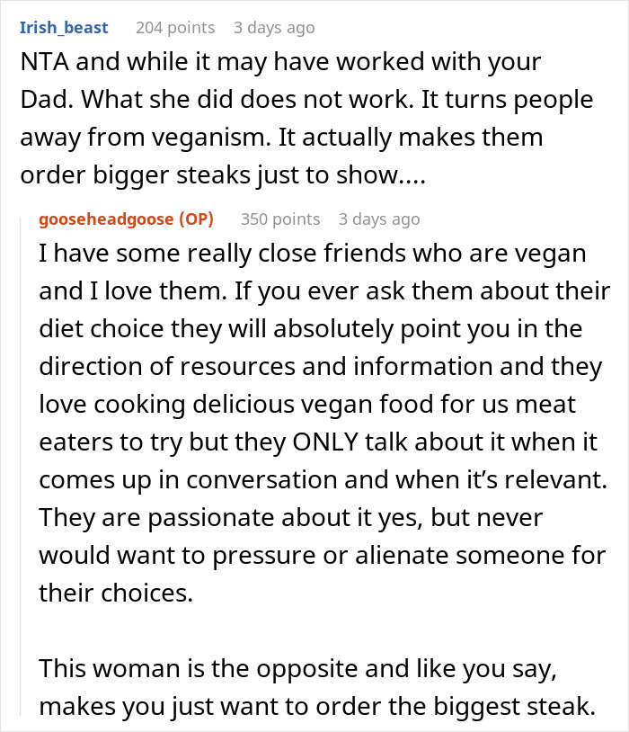 Daughter Uninvites Her Dad And His GF From Her Wedding After They Demand Everything Is Vegan, From Food To The Guests' Shoes