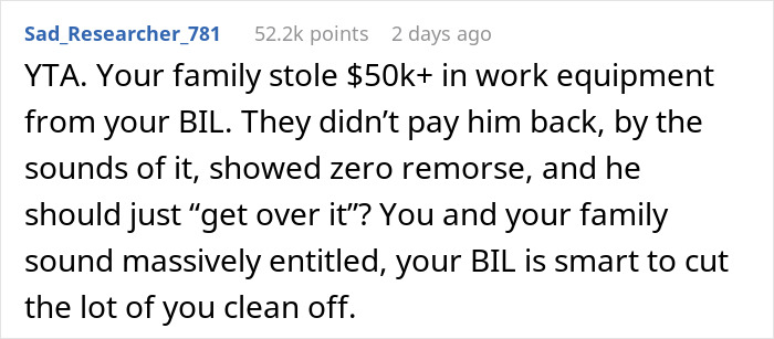 Man And His Dad Take BIL&rsquo;s Equipment And Ruin It, Expect Him To Forgive Them Without Ever Compensating Him
