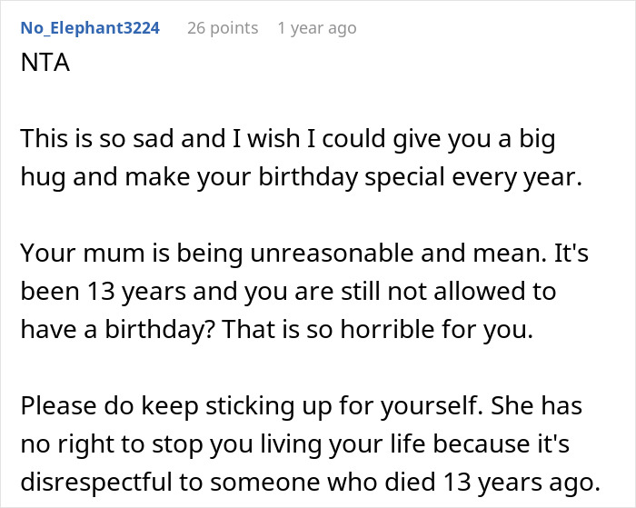 Teen Hasn't Celebrated A Single Birthday In 13 Years Because Her Twin Died At Birth, Finally Retaliates And It Makes Her Mom Furious