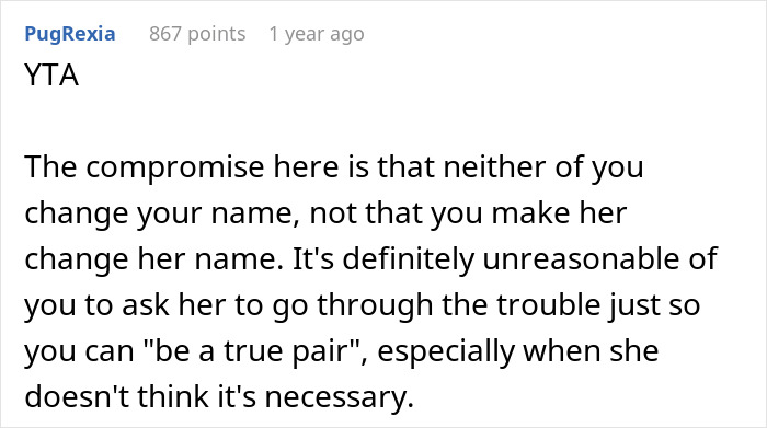 Man Wonders If He Is Wrong To Want His Fianc&eacute;e To Have His Last Name When She Doesn&rsquo;t