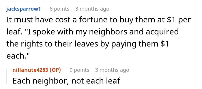 Man Buys The Rights To His Neighbors' Leaves To Mess With Leaf Collection Company's Ridiculous Rules By Building A Giant Pile Man Buys The Rights To His Neighbors' Leaves To Mess With Leaf Collection Company's Ridiculous Rules By Building A Giant Pile
