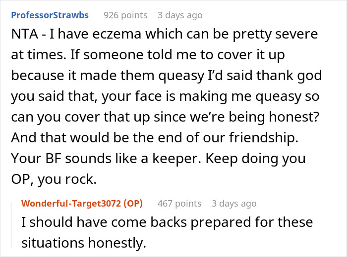 Woman Leaves "Friend's" Wedding After She's Called Out For Not Covering Up Her Skin Condition