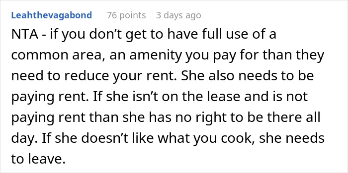 Person Refuses To Stop Cooking Aromatic Meals When His Roommate&rsquo;s Girlfriend Comes Over, Gets Called A Jerk