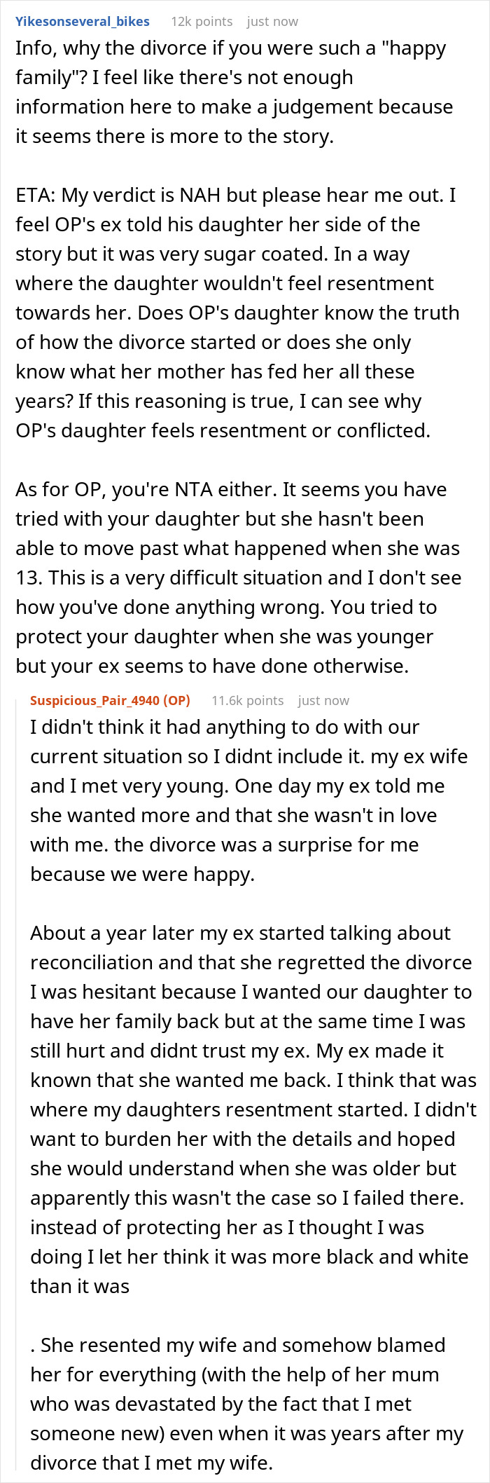 “AITA For Telling My Daughter That I Won’t Be Attending Her Wedding?” “AITA For Telling My Daughter That I Won’t Be Attending Her Wedding?”