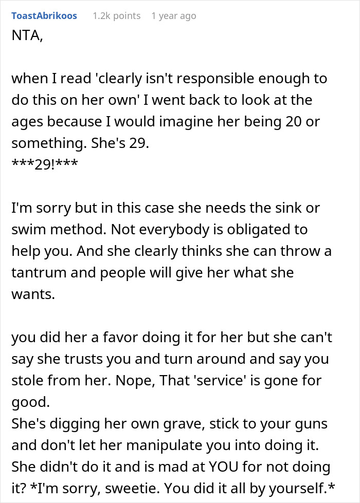 Entitled Woman Got Used To Her Roommate Filing Taxes For Her While She Watched Shows Instead, Calls Her Out When She Refuses