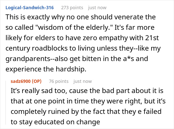 22 Y.O. Criticized By Boomer Grandparents For Failing To Move Out, Rants In Surprise How They Live In "Fantasy Land"
